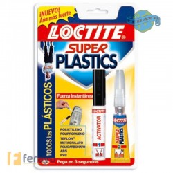 Super Glue-3 Plásticos 2 grs (Loctite)