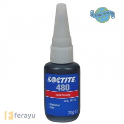 Loctite 480 - Adhesivo instantáneo para metal 20 gr