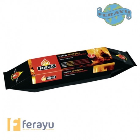 TRONCO ECOLOGICO CHIMENEA 1,1 KG - ESTUFAS