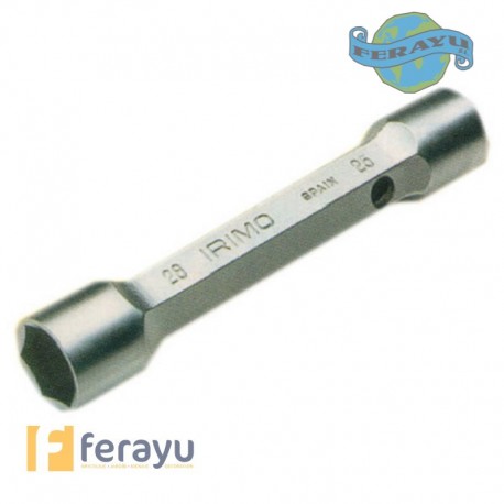 LLAVE TUBO 2 BOCAS 6X7 MM