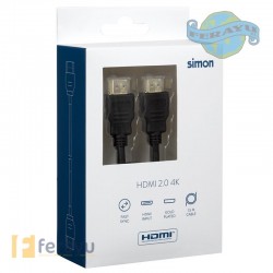 CABLE HDMI 2.0 4K 1,50MTS.