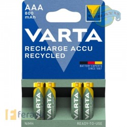 Pila AAA recargable 800mAh 4 piezas (Varta)