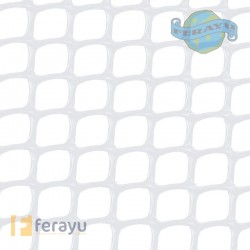 MALLA CUADRADA 20X20 BLANCA 1X25 M