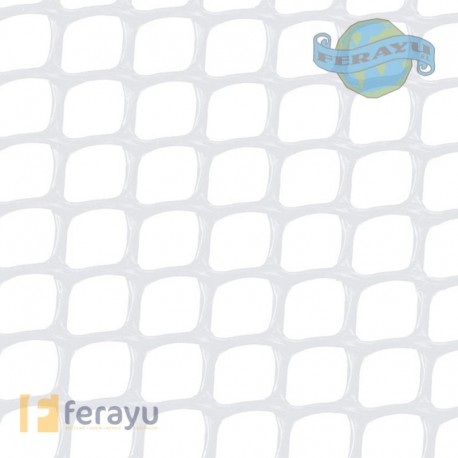 MALLA CUADRADA 20X20 BLANCA 1X25 M