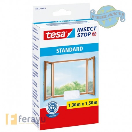 MOSQUITERA VENTANAS BLANCA 1,3X1,5 M