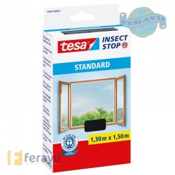 MOSQUITERA VENTANAS NEGRA 1,3X1,5 M