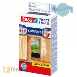 MOSQUITERA PUERTAS NEGRA 2X0,6X2,2M