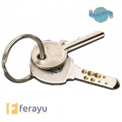 LLAVERO ANILLA 1-18MM NIQUEL.