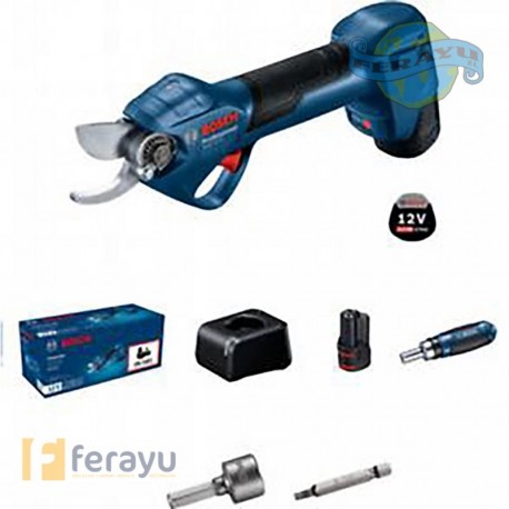 TIJERA PODAR BAT C/CARTON 2BAT 12V GGP 12V-25 SET
