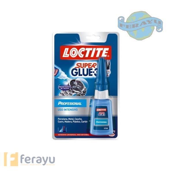 La fórmula líquida de Loctite Super Glue-3 es versátil, rápida y fuerte.  Las uniones son limpias y transparentes y aseguran una